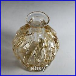 Vintage Signed Glass Perfume Bottle