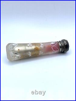 Vintage Silvered Mercury Glass Perfume Bottle