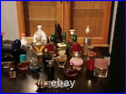 Vintage Small Miniature Perfume Bottles Lot Of 30