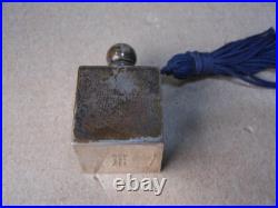 Vintage Small Tiffany & Co Sterling Silver Perfume Bottle Square Made in Italy