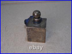 Vintage Small Tiffany & Co Sterling Silver Perfume Bottle Square Made in Italy