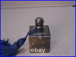 Vintage Small Tiffany & Co Sterling Silver Perfume Bottle Square Made in Italy