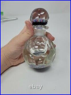 Vintage Spectacular Millefiori Pairpoint Perfume Bottle