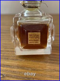 Vintage Splash Bottle Mini Molinari Jeune Parfum Des Parfums Grasse READ INFO