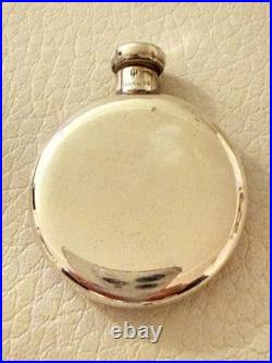 Vintage Sterling Silver Miniature Perfume Bottle W Screw Cap & Dipstick Applicat Vintage Sterling Silver Miniature Perfume Bottle W Screw Cap & Dipstick Applicat