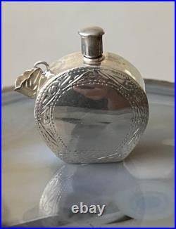 Vintage Sterling Silver Perfume Bottle Pendant