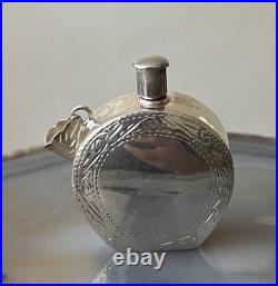 Vintage Sterling Silver Perfume Bottle Pendant