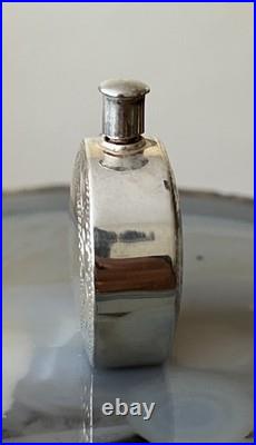 Vintage Sterling Silver Perfume Bottle Pendant