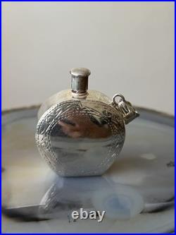 Vintage Sterling Silver Perfume Bottle Pendant