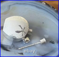 Vintage Sterling Silver Perfume Bottle Pendant