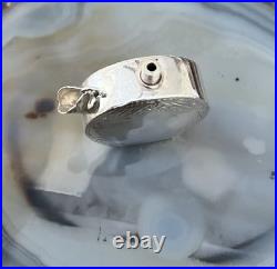 Vintage Sterling Silver Perfume Bottle Pendant