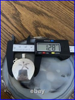 Vintage Sterling Silver Perfume Bottle Pendant