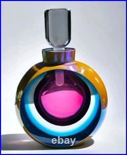 Vintage Steven Correia Art Glass Perfume Bottle 1988 Sommerso Limited Ed 136/250 Vintage Steven Correia Art Glass Perfume Bottle 1988 Sommerso Limited Ed 136/250