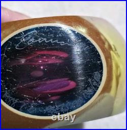 Vintage Steven Correia Art Glass Perfume Bottle 1988 Sommerso Limited Ed 136/250