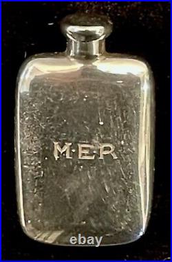 Vintage Tiffany & Co. Sterling Silver Perfume Flask Bottle Miniature
