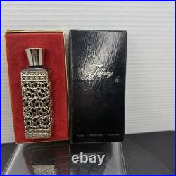 Vintage Tiffany Perfume 2oz Filigree Bottle Tiffany Perfumes Ltd NY WithBox Full
