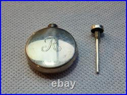 Vintage Tiffany and Co Sterling Silver Perfume Bottle R Initial 12.6g