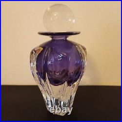 Vintage Trimpol Hand Blown Glass Perfume Bottle 1993- Signed and Dated