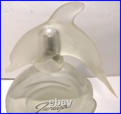 Vintage Tursiops Eau De Parfum 2.5 Oz Frosted Glass Dolphin Top Spray Bottle