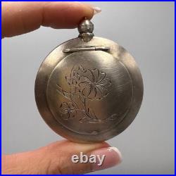 Vintage USSR Silver 875 Compact Powder Box Compact Make Up Perfume Flask Bottle Vintage USSR Silver 875 Compact Powder Box Compact Make Up Perfume Flask Bottle
