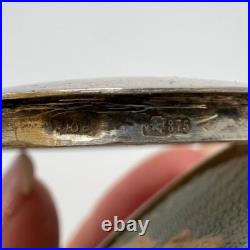 Vintage USSR Silver 875 Compact Powder Box Compact Make Up Perfume Flask Bottle Vintage USSR Silver 875 Compact Powder Box Compact Make Up Perfume Flask Bottle