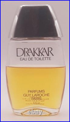 Vintage Ultra Rare Drakkar Guy Laroche Perfume Edt Bottle Men Homme 70 80s
