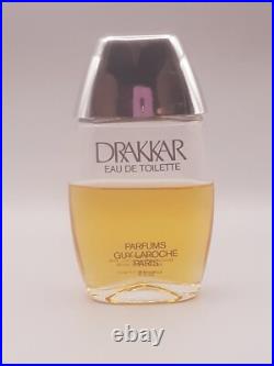 Vintage Ultra Rare Drakkar Guy Laroche Perfume Edt Bottle Men Homme 70 80s