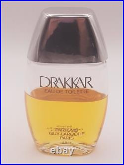 Vintage Ultra Rare Drakkar Guy Laroche Perfume Edt Bottle Men Homme 70 80s