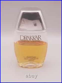 Vintage Ultra Rare Drakkar Guy Laroche Perfume Edt Bottle Men Homme 70 80s