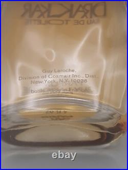 Vintage Ultra Rare Drakkar Guy Laroche Perfume Edt Bottle Men Homme 70 80s