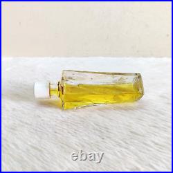 Vintage Unique Shape Cachet Cologne Glass Perfume Bottle Collectible G399