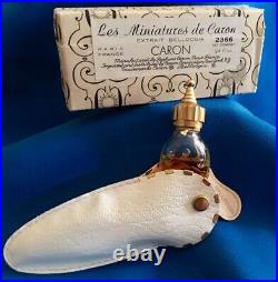 Vintage Unopened Caron Bellodgia French Perfume Miniature Bottle Pouch & Box