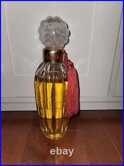 Vintage Valentino Factice Dummy Perfume Bottle Glass Stopper 12 Tall