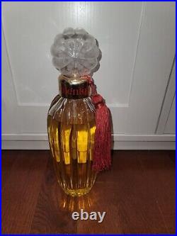 Vintage Valentino Factice Dummy Perfume Bottle Glass Stopper 12 Tall