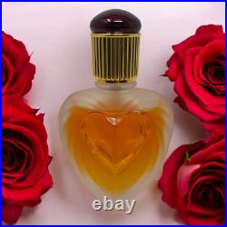 Vintage Victoria's Secret Rapture Original Heart Perfume Bottle 1.7 oz No Stand