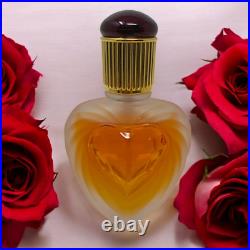 Vintage Victoria's Secret Rapture Original Heart Perfume Bottle 1.7 oz No Stand
