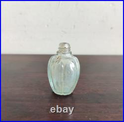Vintage Victorian Clear Perfume Glass Bottle Decorative Collectible Props G575