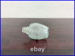 Vintage Victorian Clear Perfume Glass Bottle Decorative Collectible Props G575