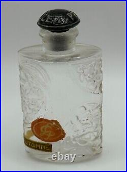 Vintage Violet Pourpre d' Automne Perfume Bottle Paris France 1922