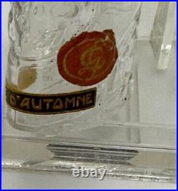 Vintage Violet Pourpre d' Automne Perfume Bottle Paris France 1922