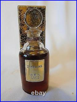 Vintage WEIL ZIBELINE 1 OZ / 30 ML Parfum / Perfume, Sealed Bottle