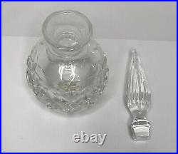 Vintage Waterford Marquis Vanity Crystal Perfume Bottle with Stopper