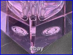 Vintage West Germany Irving W Rice Irice Perfume Bottle Neodymium Glass Atomizer