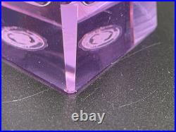 Vintage West Germany Irving W Rice Irice Perfume Bottle Neodymium Glass Atomizer