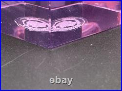 Vintage West Germany Irving W Rice Irice Perfume Bottle Neodymium Glass Atomizer