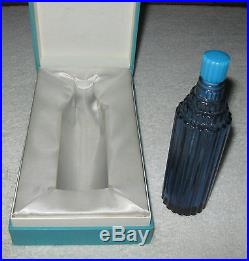 Vintage Worth Lalique Perfume Bottle/Box JE Reviens Perfume Skyscraper, 2 1/4 OZ