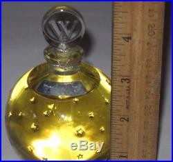 Vintage Worth Star Perfume Bottle JE Reviens Star Bottle 5 1/2 OZ Sealed/Full