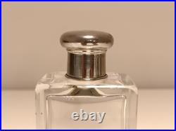 Vintage Ww2 Era Rare Collectible Empty Crystal Glass Perfume Bottle Vintage Ww2 Era Rare Collectible Empty Crystal Glass Perfume Bottle