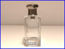 Vintage Ww2 Era Rare Collectible Empty Crystal Glass Perfume Bottle Vintage Ww2 Era Rare Collectible Empty Crystal Glass Perfume Bottle