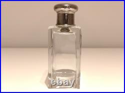 Vintage Ww2 Era Rare Collectible Empty Crystal Glass Perfume Bottle Vintage Ww2 Era Rare Collectible Empty Crystal Glass Perfume Bottle